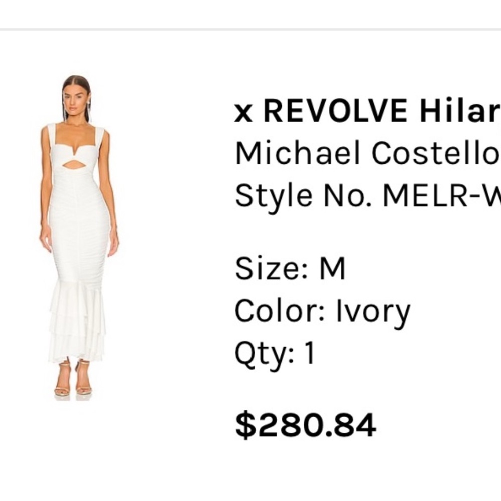 Revolve White Maxi Dress
